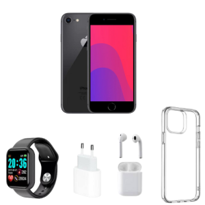 iPhone 7 - 32GB Package Deal (Phone + Charger + Earpods + Smartwatch + Cover)